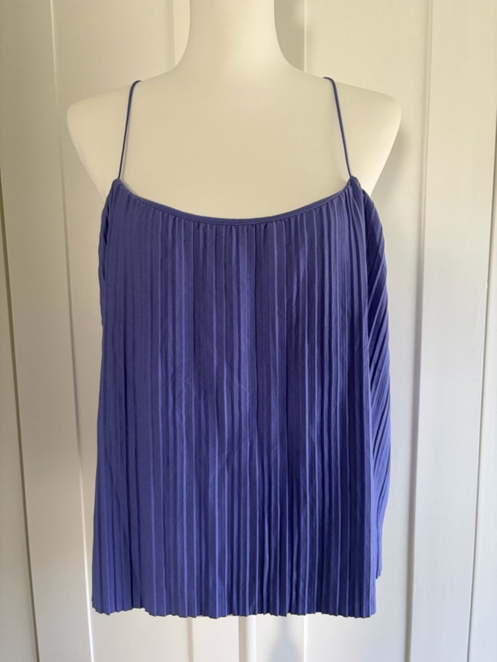 a new day Purple Pleated Spaghetti Strap Camisole